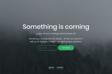 Hills Coming Soon Page Template